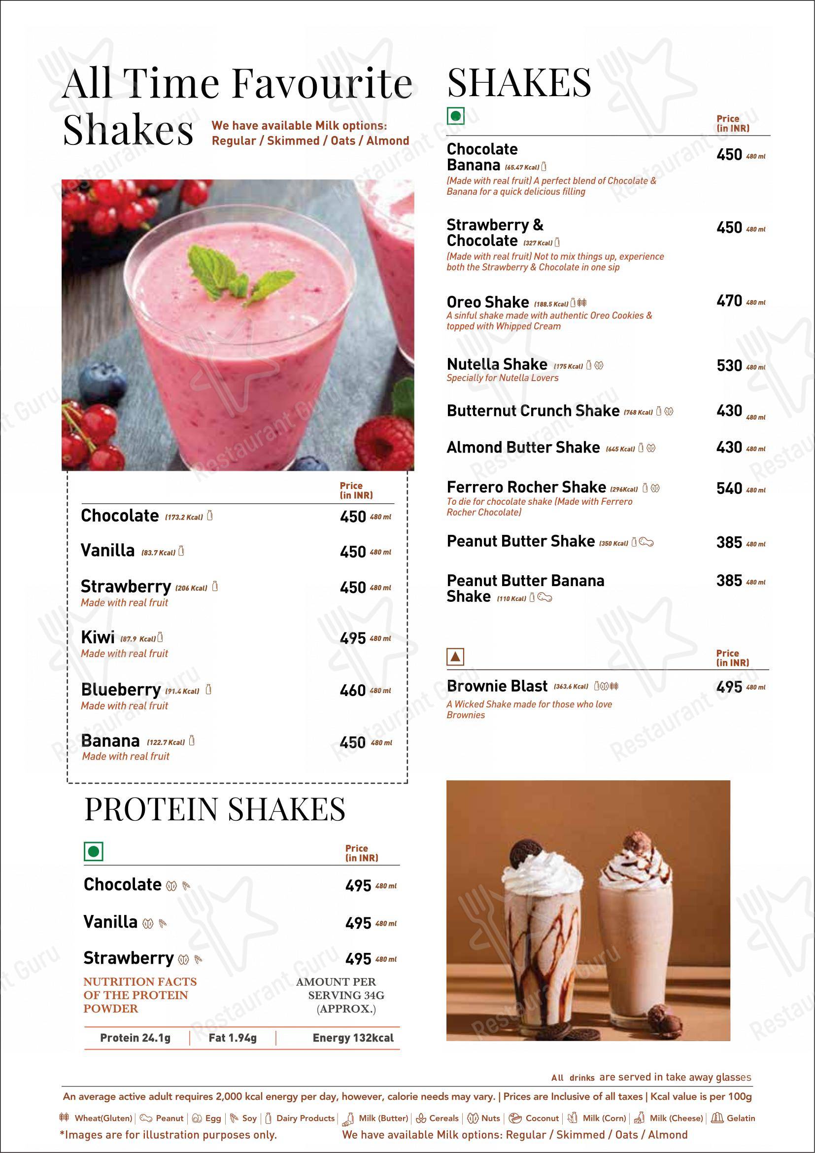 Nik Bakers Sun View - Menu