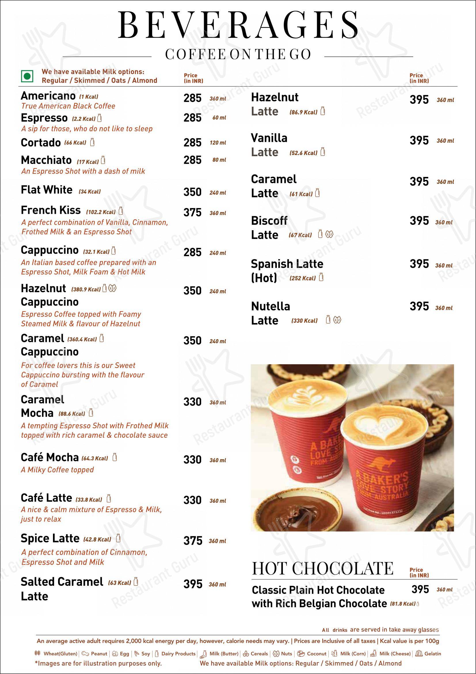 Menu for Nik Bakers Sun View in Ayali Kalan