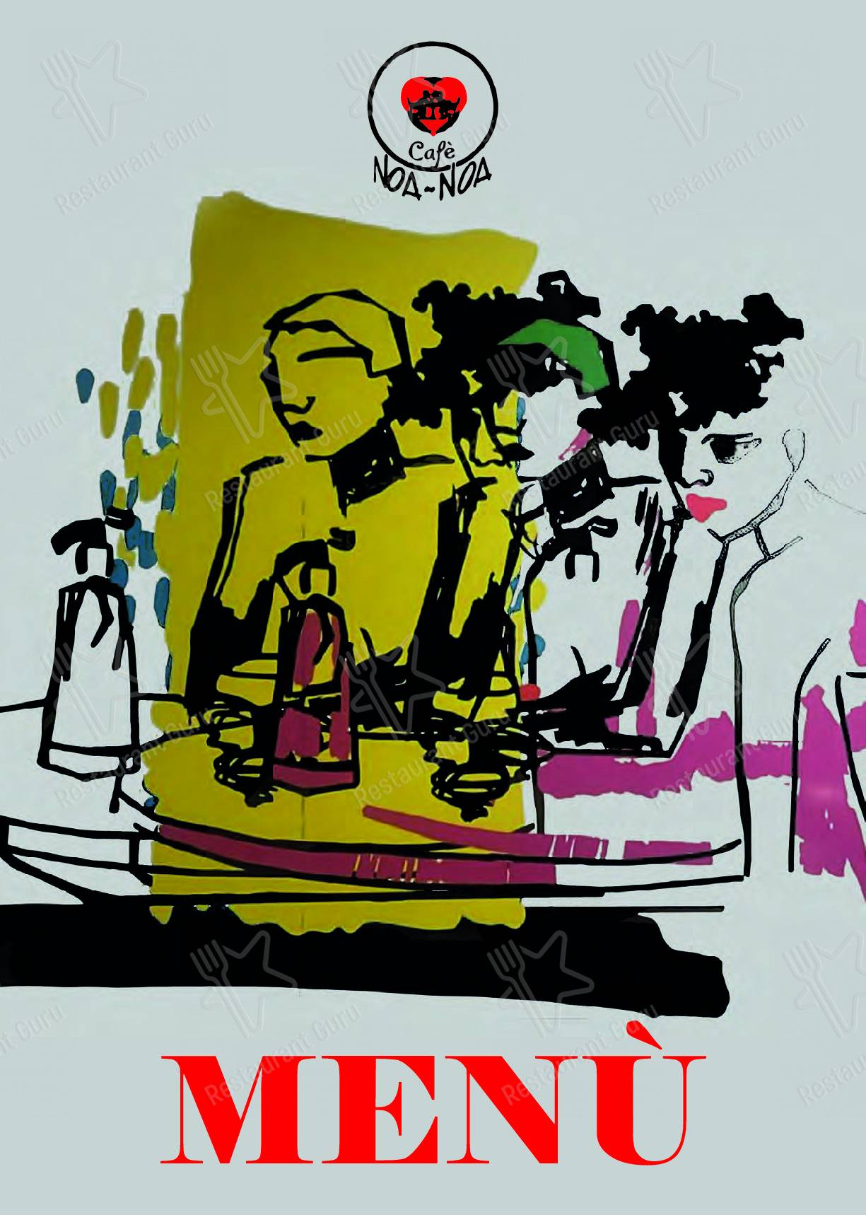 Menu di Noa Noa Cafe' Di Martinelli Fabiola - piatti e bevande