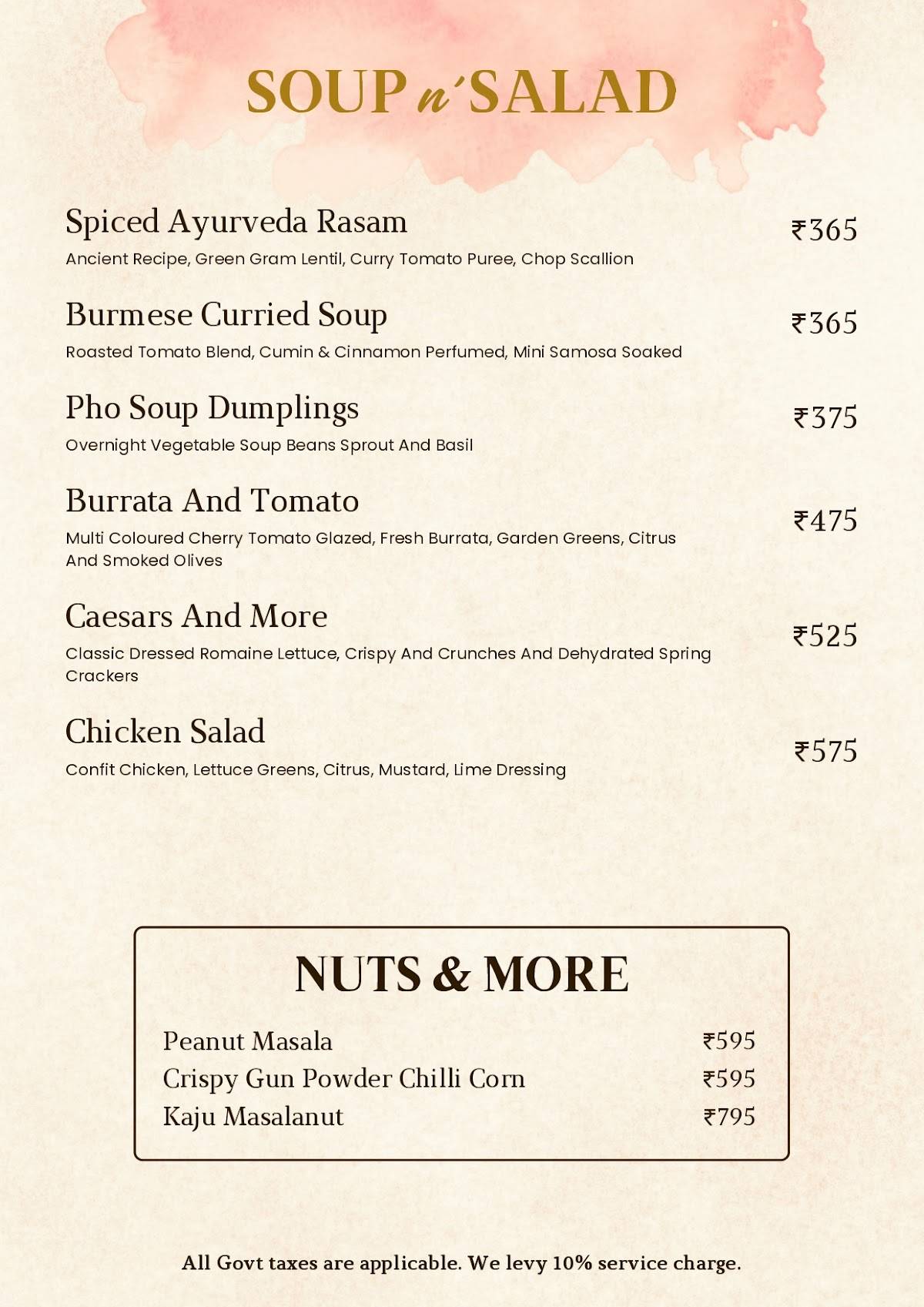 Dearie - Noida’s Best Microbrewery menu