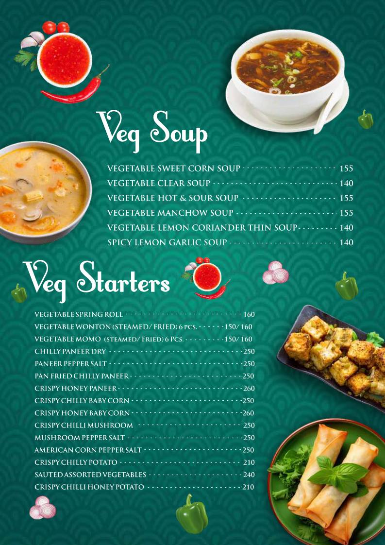 Noodle & Spice menu