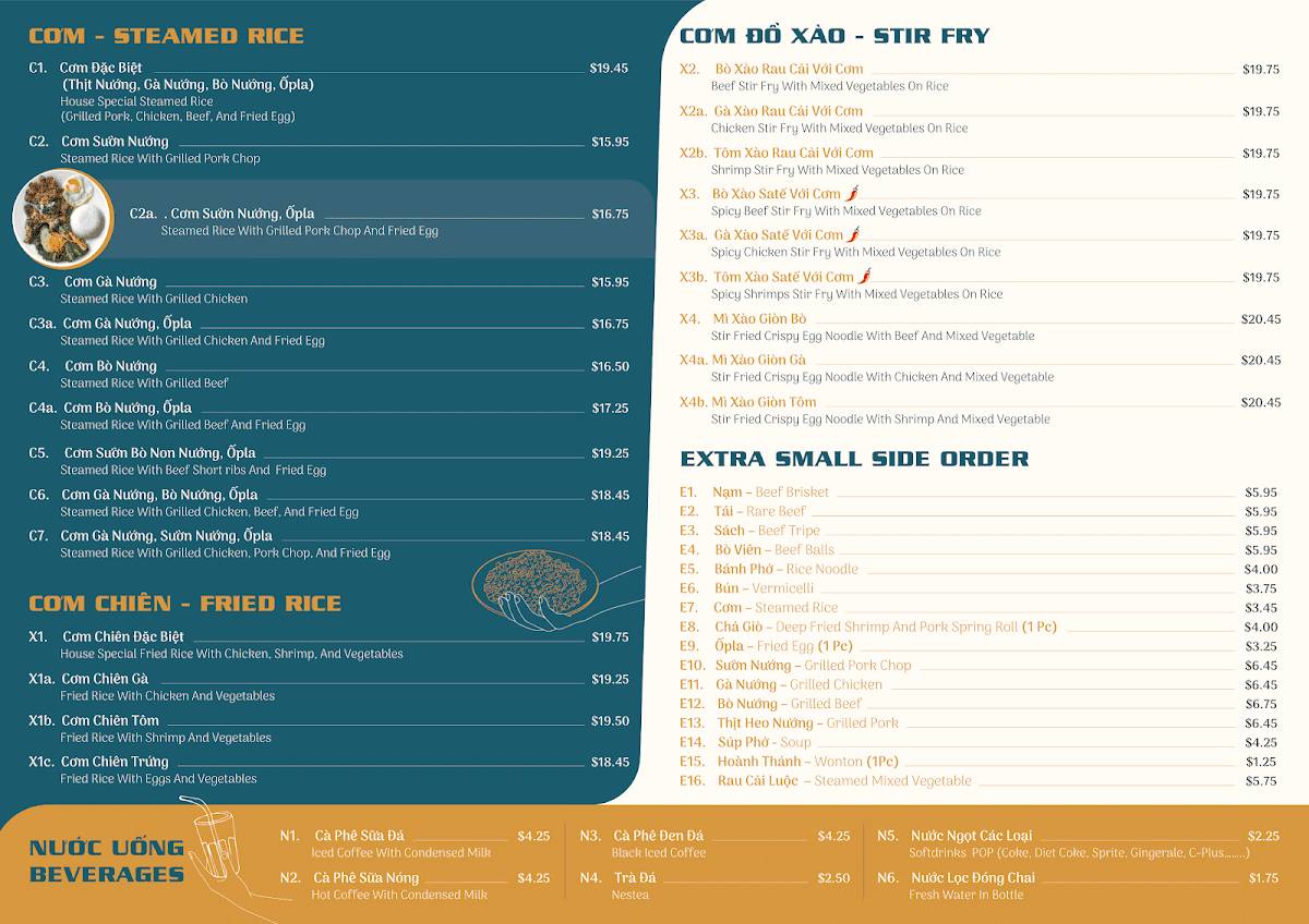 Menu At North Star Pho Restaurant Brooks menu-at-north-star-pho-restaurant-brooks