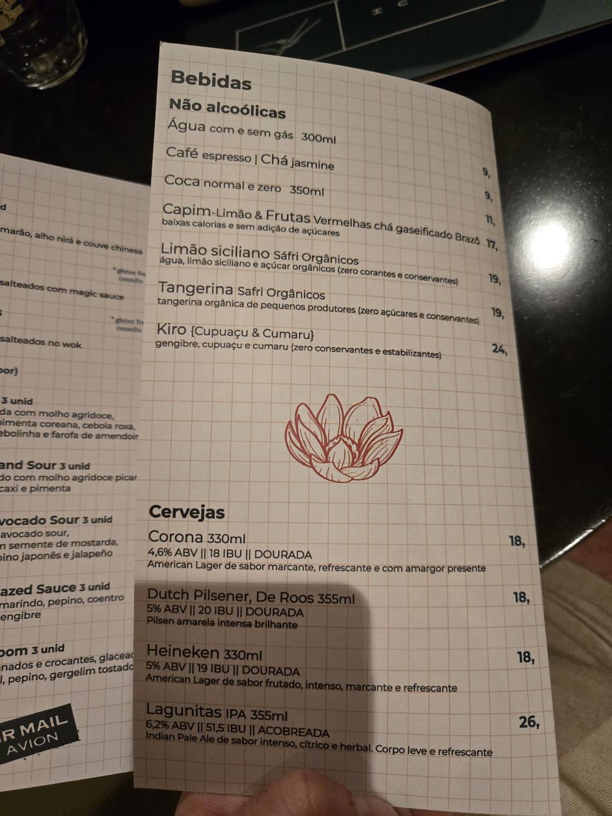 Nuh Asian Food cardápio