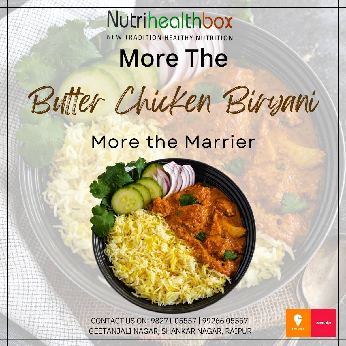 Nutrihealthbox Best healthy food and Kadaknath Chicken In Raipur menu