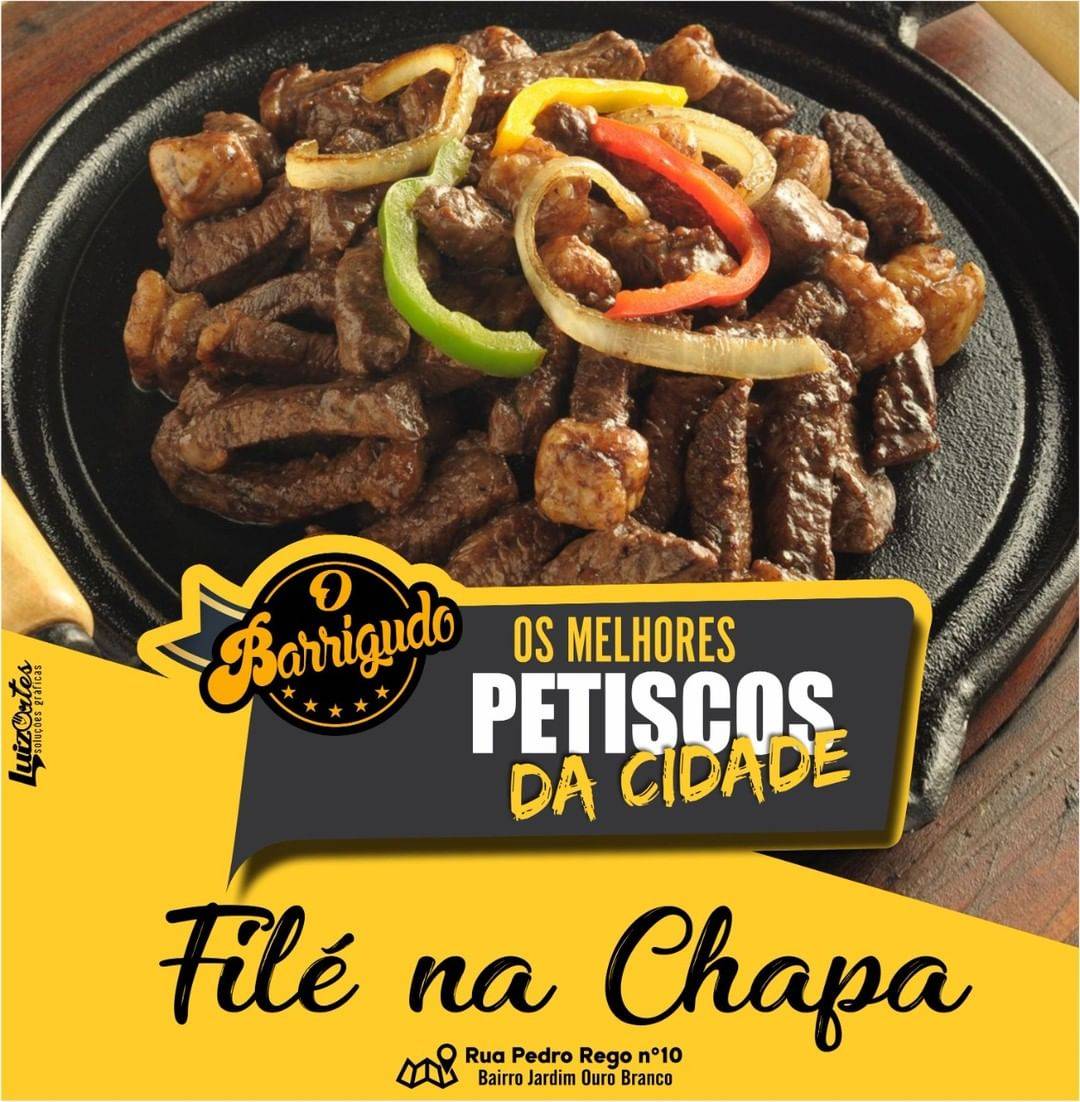 O Barrigudo cardápio
