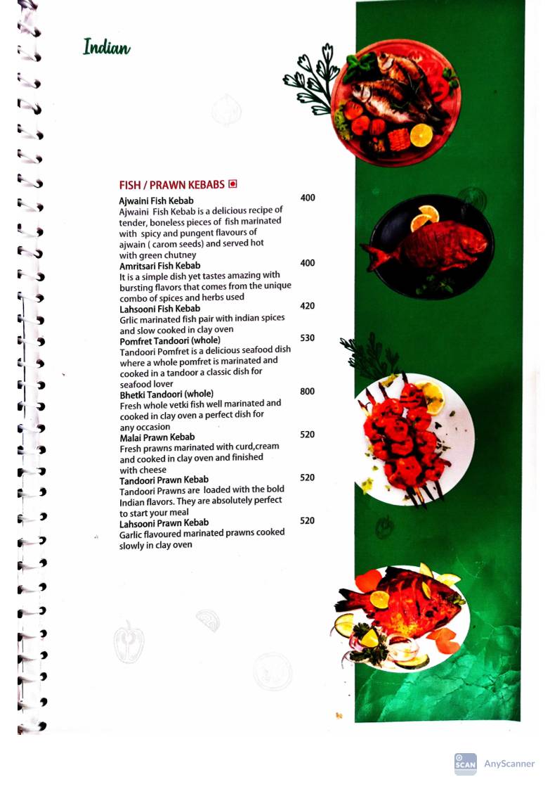 Oberai Bakers & Cafe menu