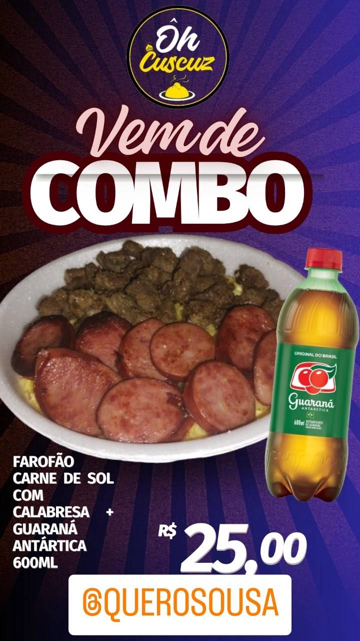 Oh cuscuz cardápio