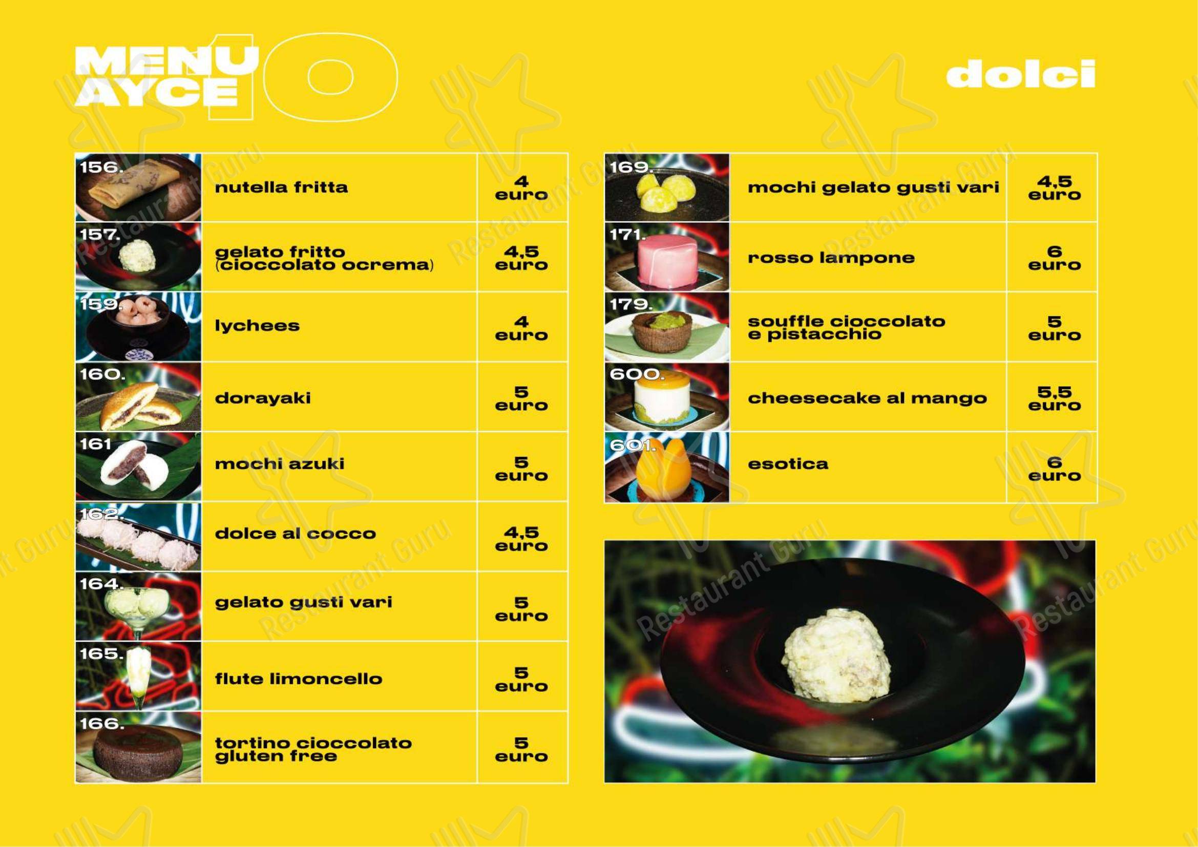 Menu pour Oishi Sushi Restaurant dans Rome