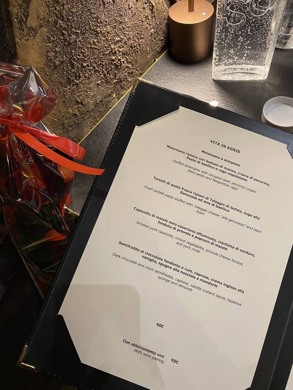 Menu de Opera Restaurant
