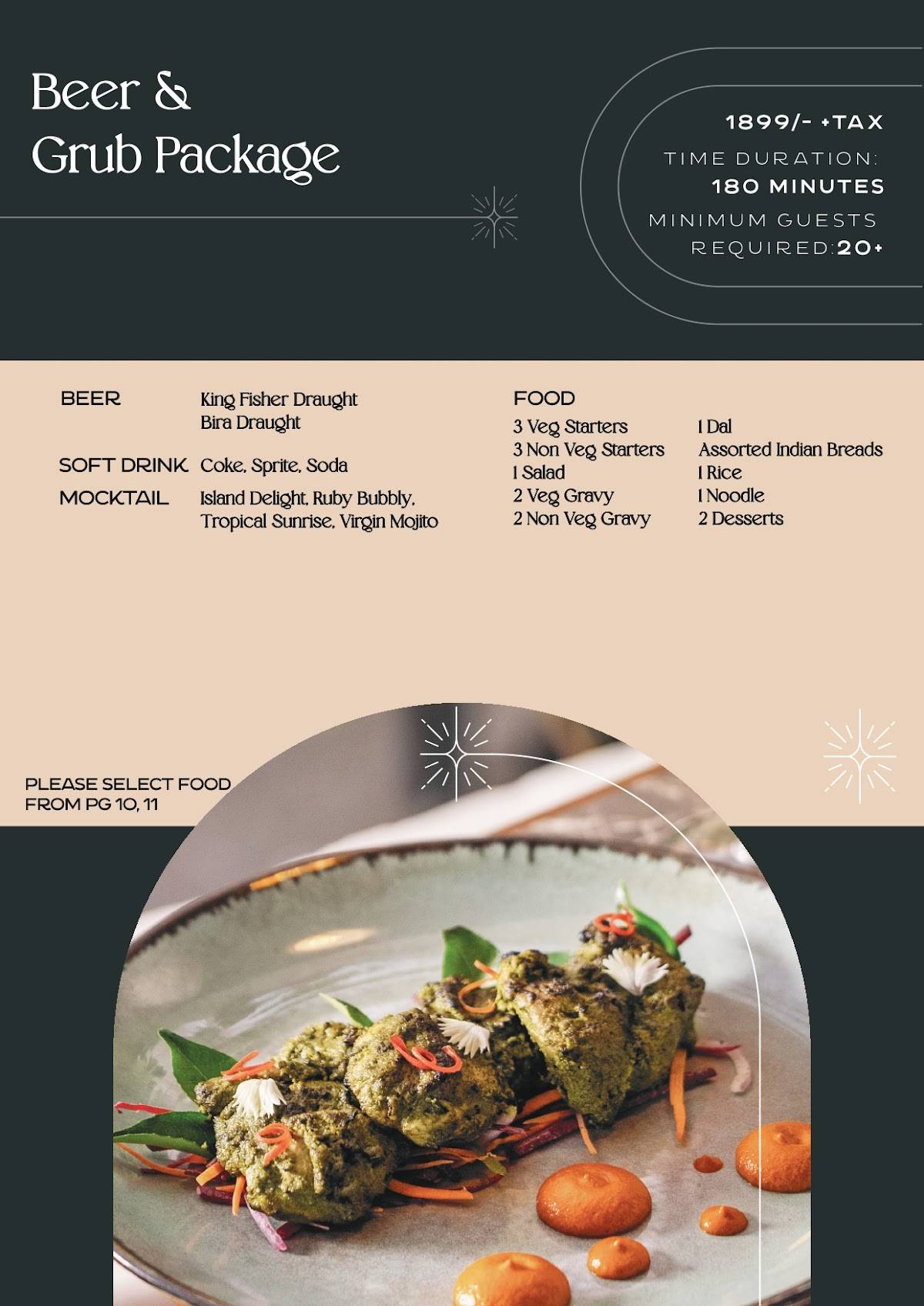 Orah Brew Garden menu