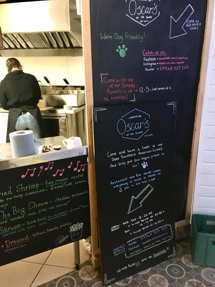 Menu at Oscar's on the Square restaurant, Saint Leonards, Lower ...