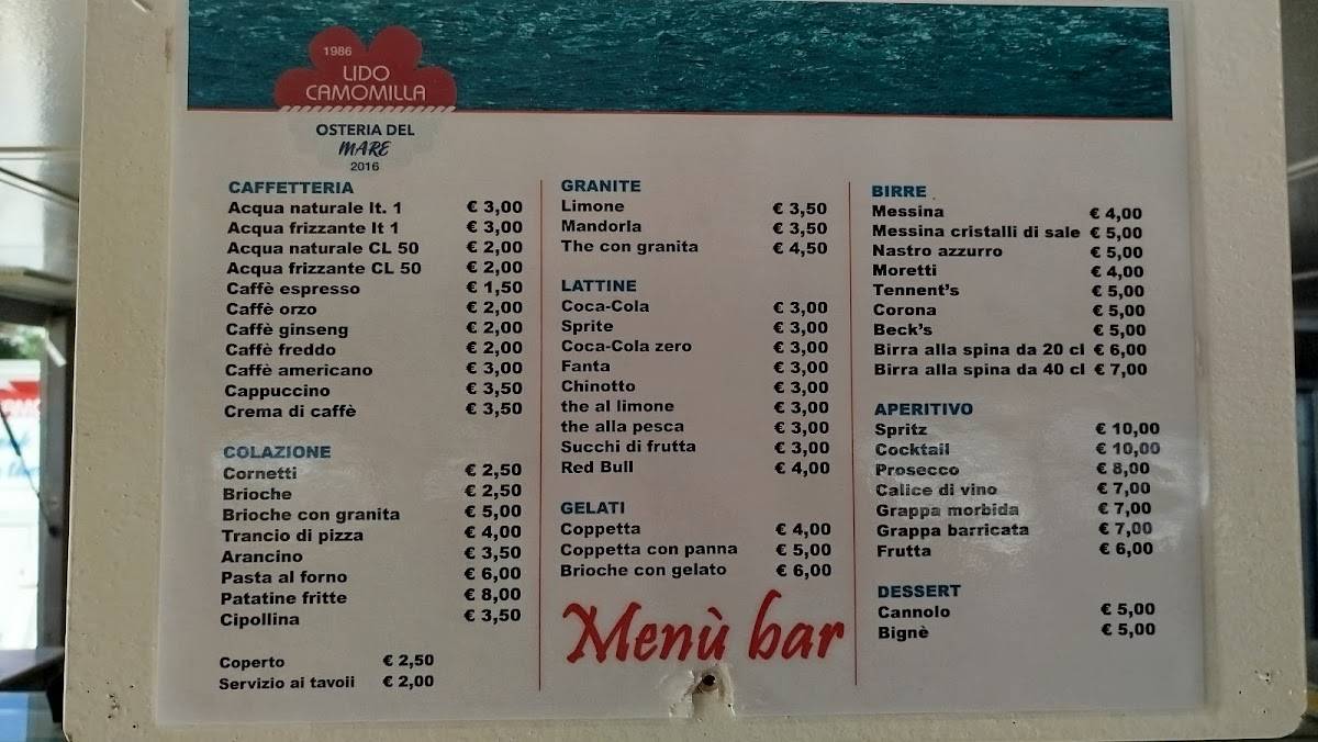 osteria del mare catanzaro lido