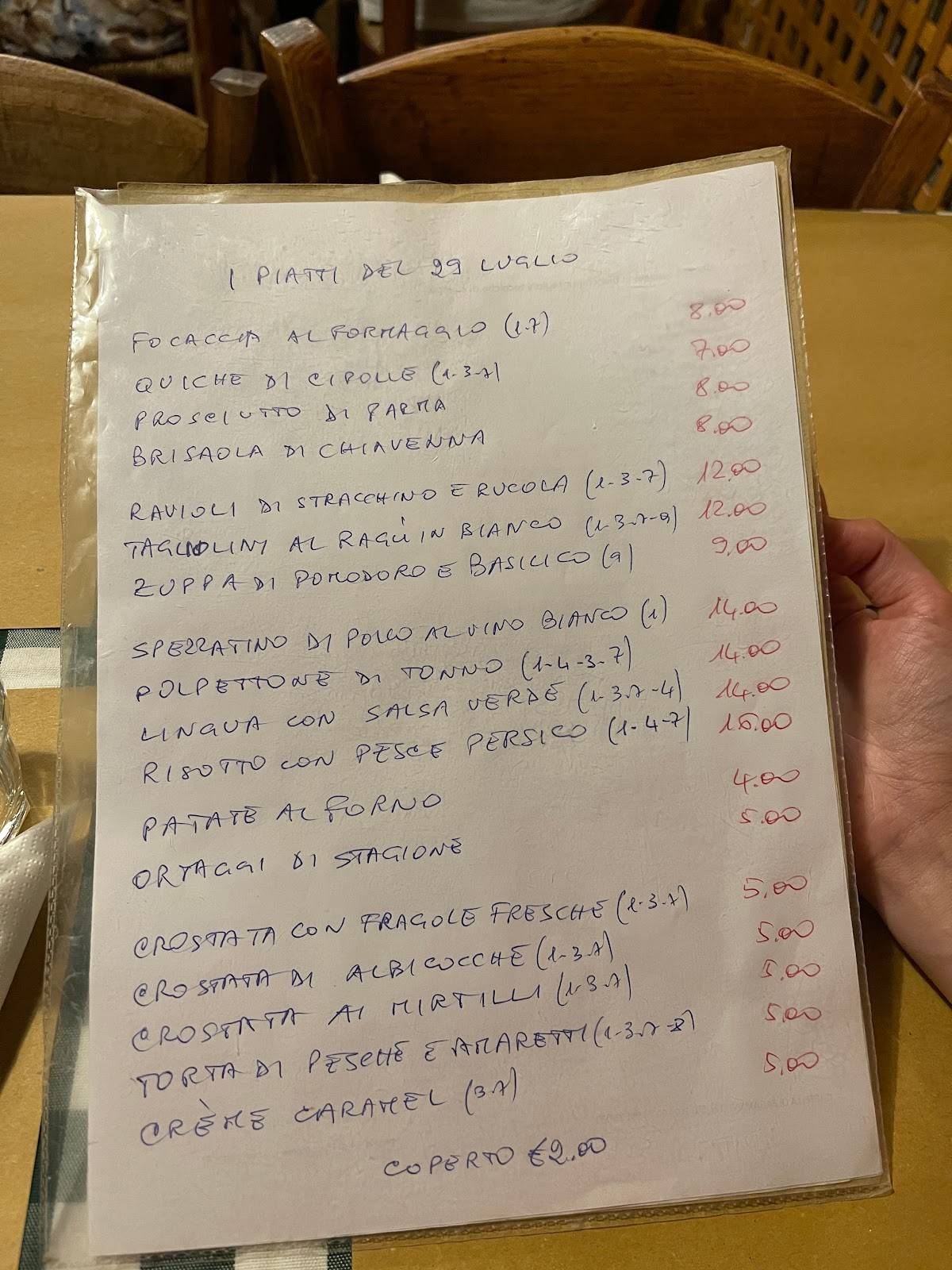 osteria del gallo e della volpe