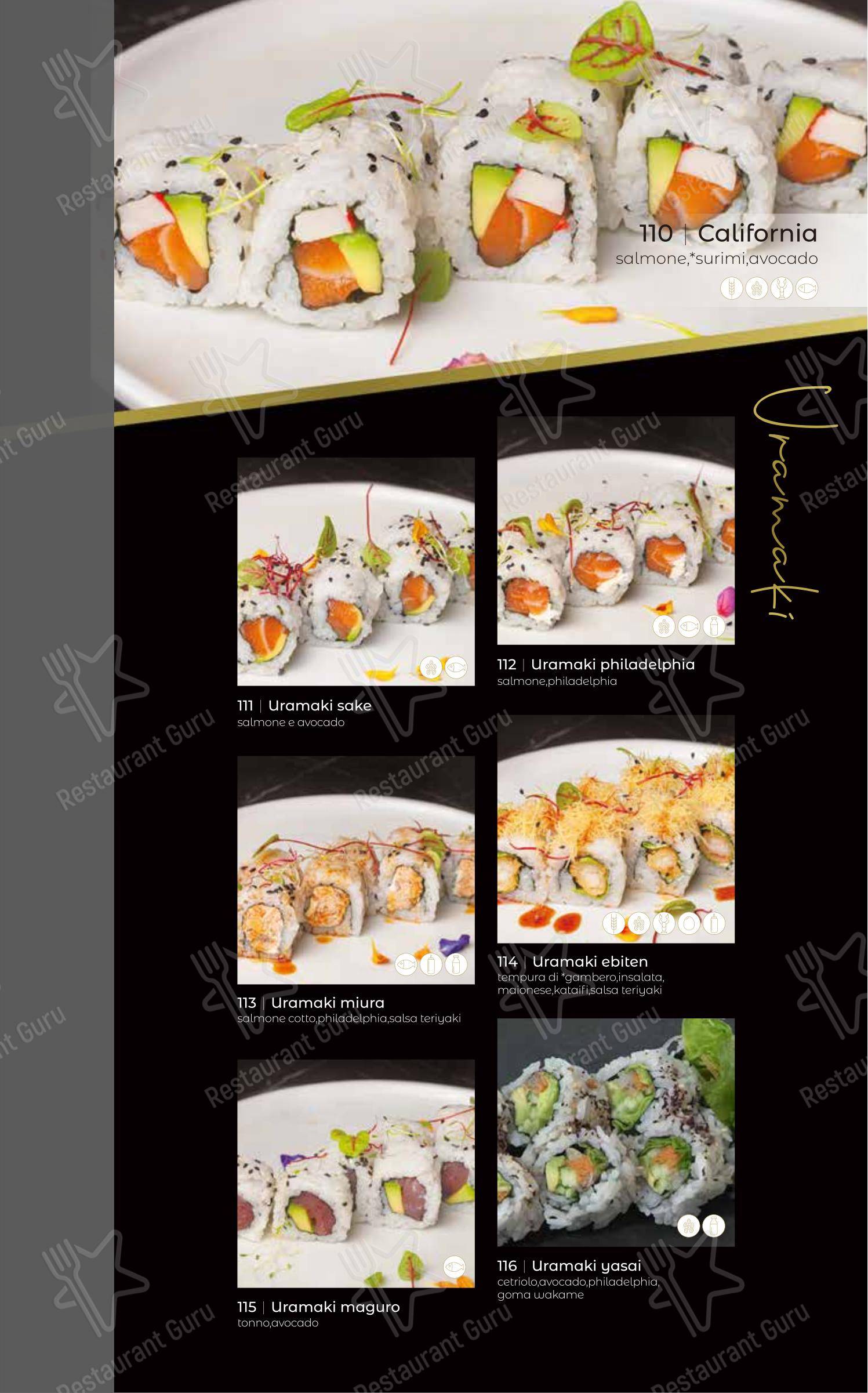 Menu per Oya Sushi Rovigo in Rovigo