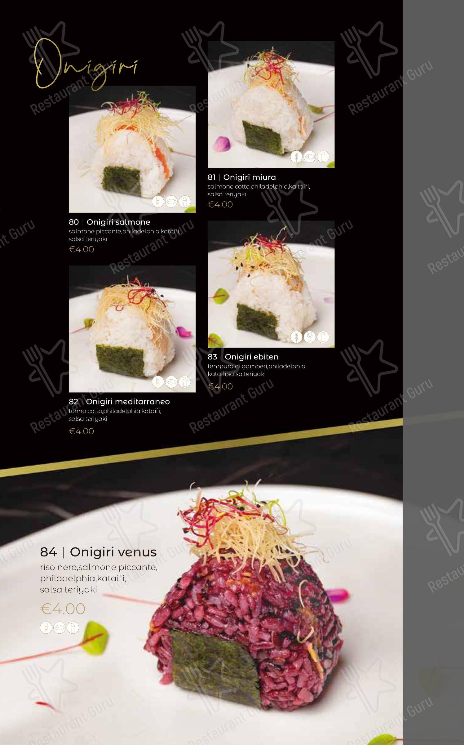 Menu bar per Oya Sushi Rovigo in Rovigo