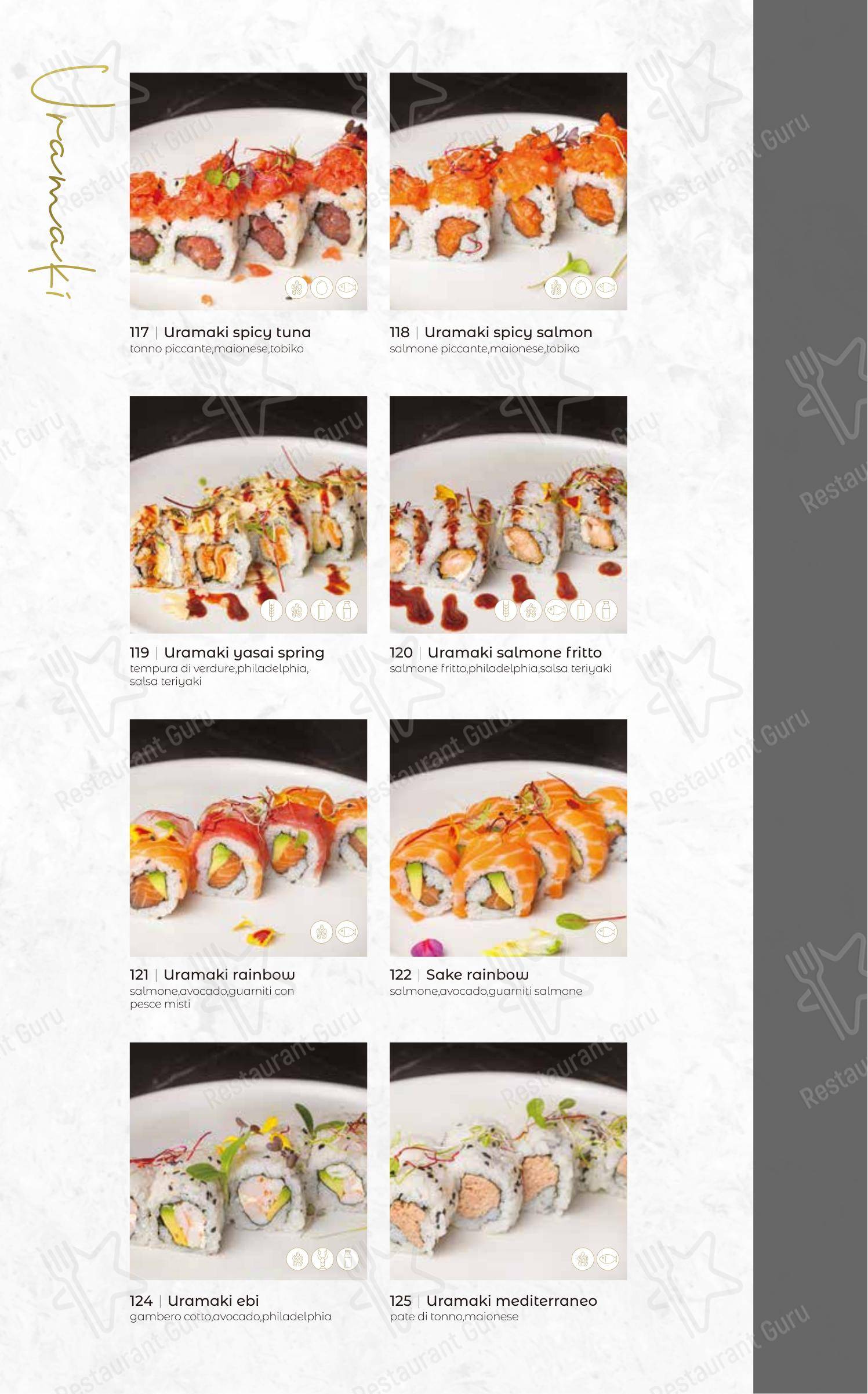 Menu per Oya Sushi Rovigo in Rovigo