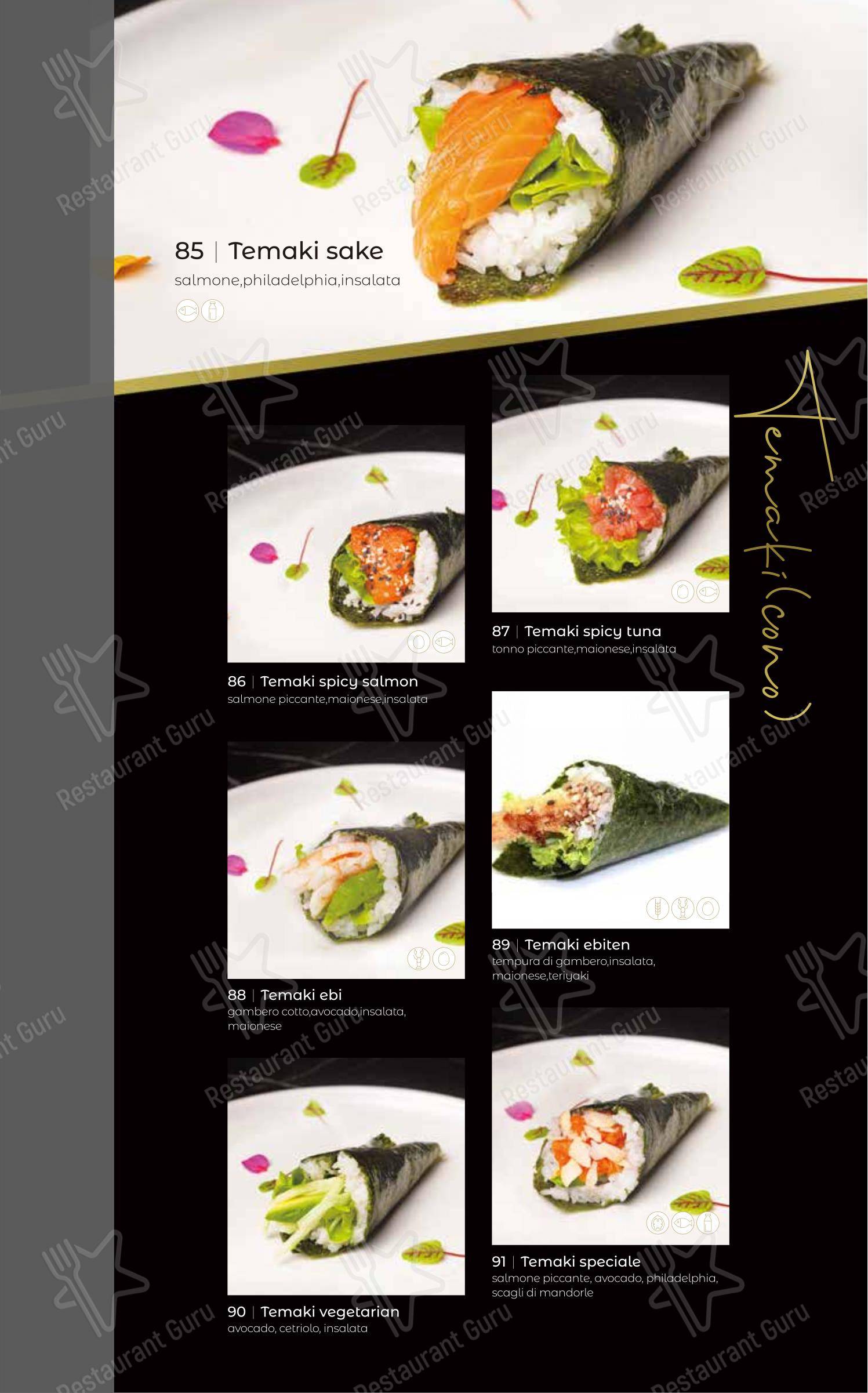 Oya Sushi Rovigo in Rovigo - Menu