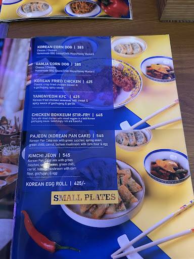 POP SEOUL menu