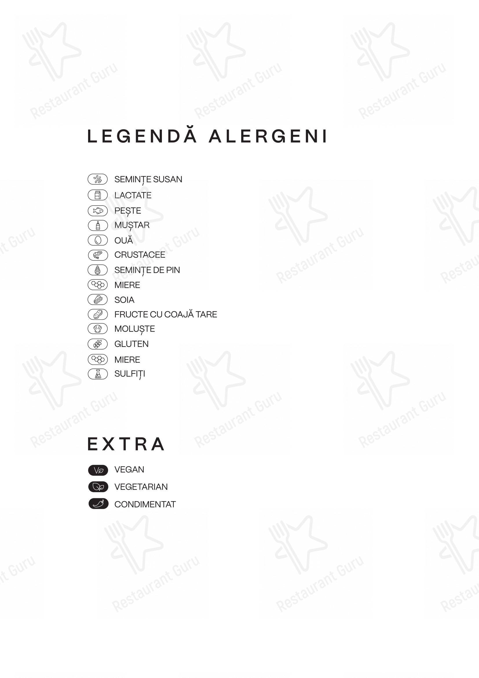 POT.stories dans Bucarest - Menu