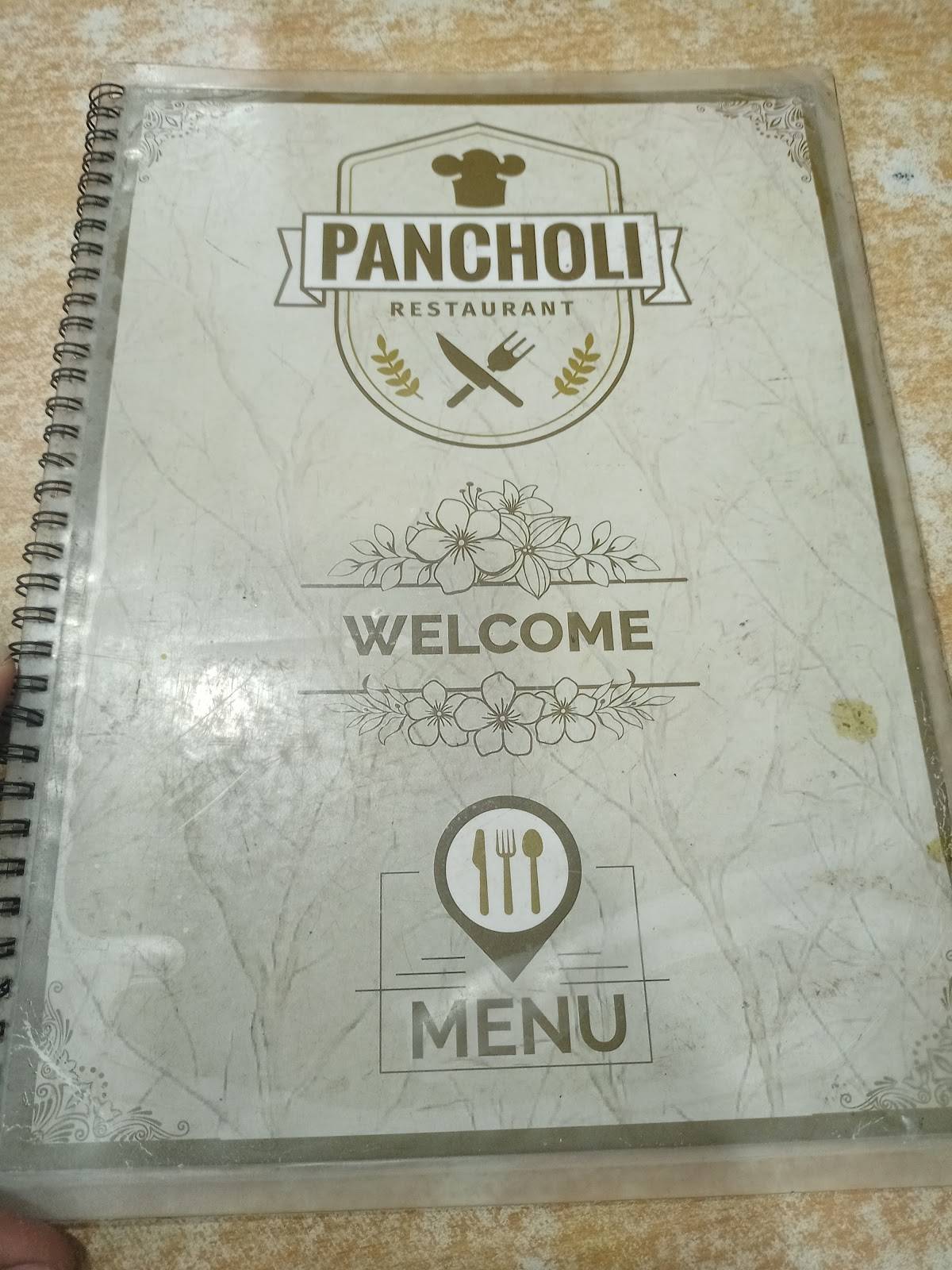Pancholi Veg Restaurant menu