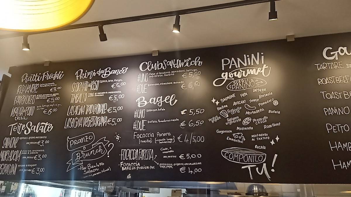 Menu di Panéra 