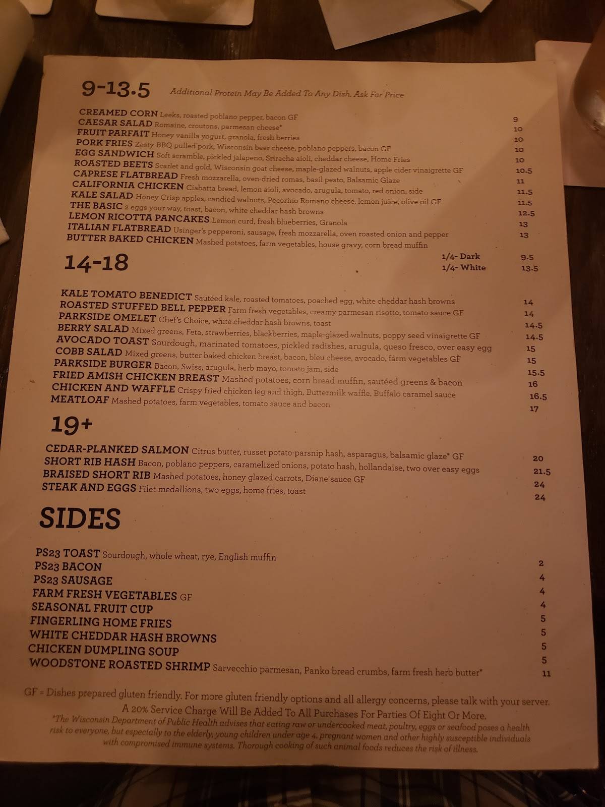 Parkside 23 Restaurant In Brookfield Wi - ajx56gp