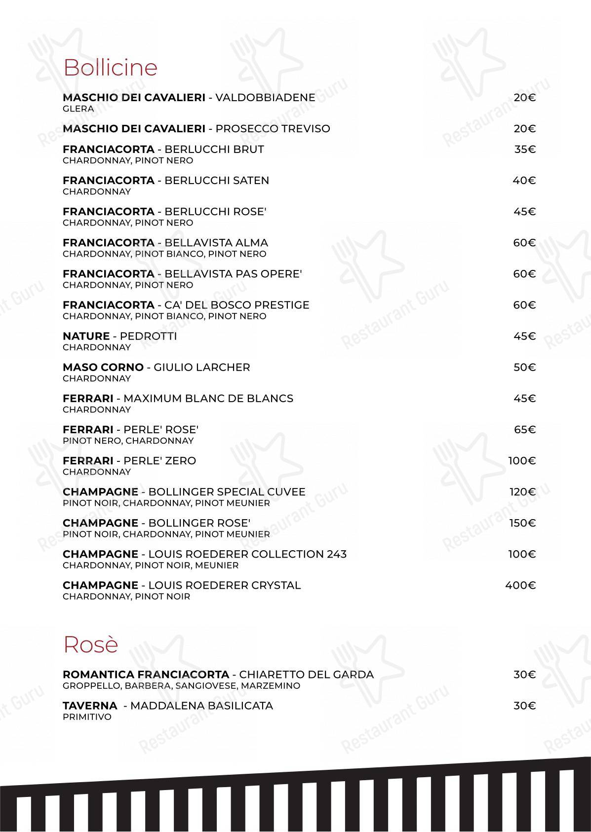 菜单 per Pasticceria KALUA ristorante