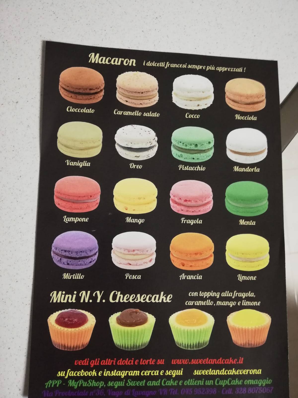 Menu di Sweet and Cake d 