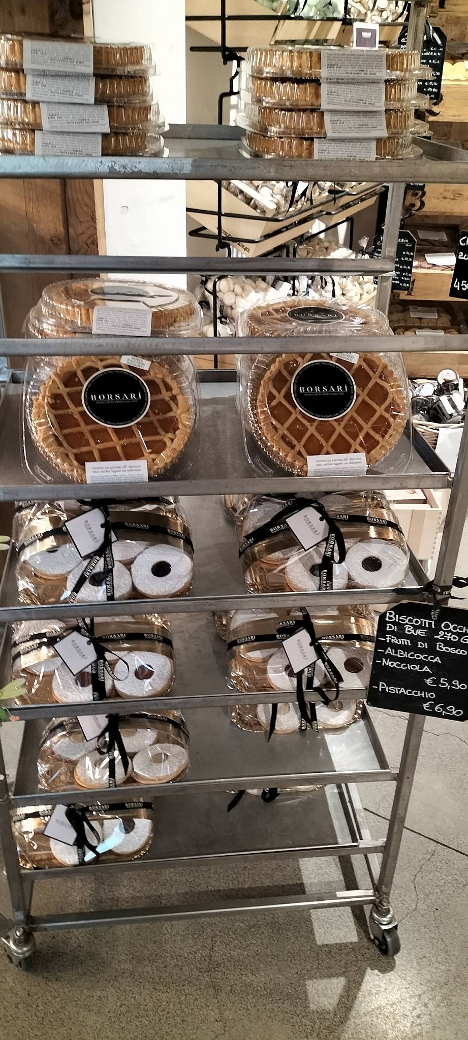 Menu di Pasticceria Borsari 