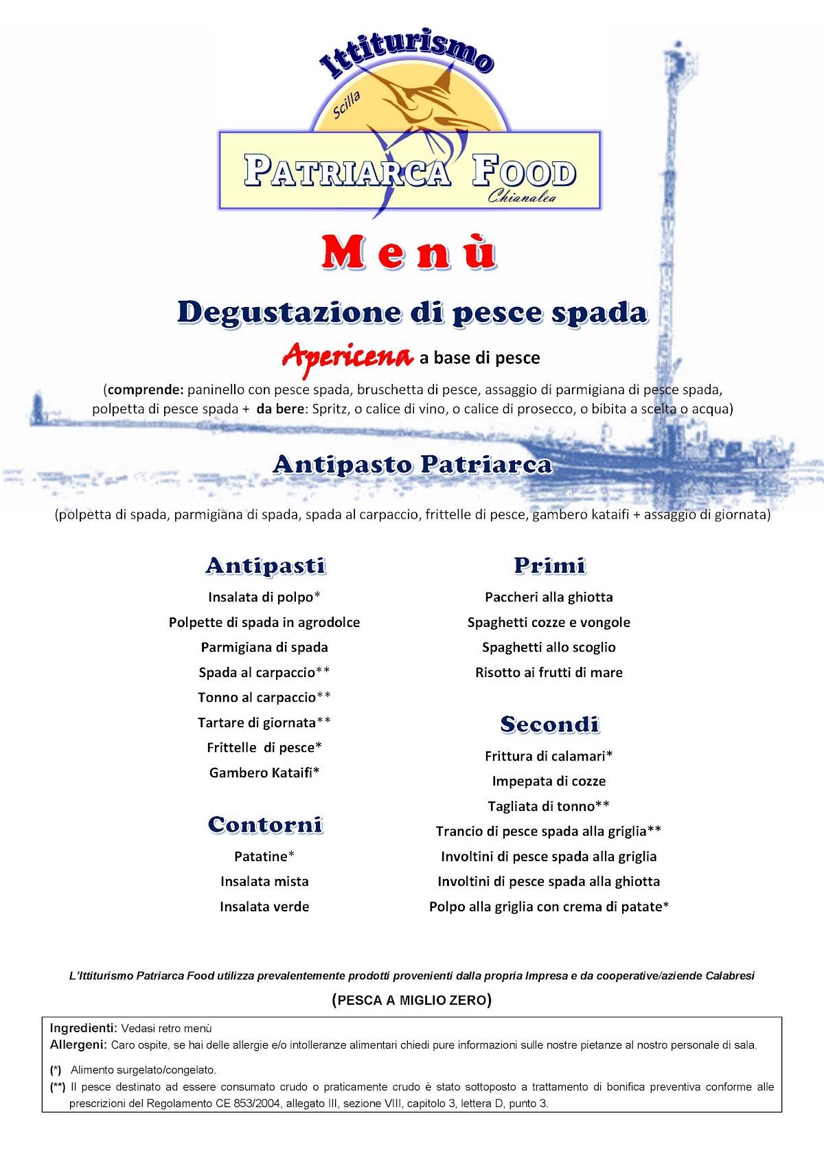 Menu di Patriarca Food 
