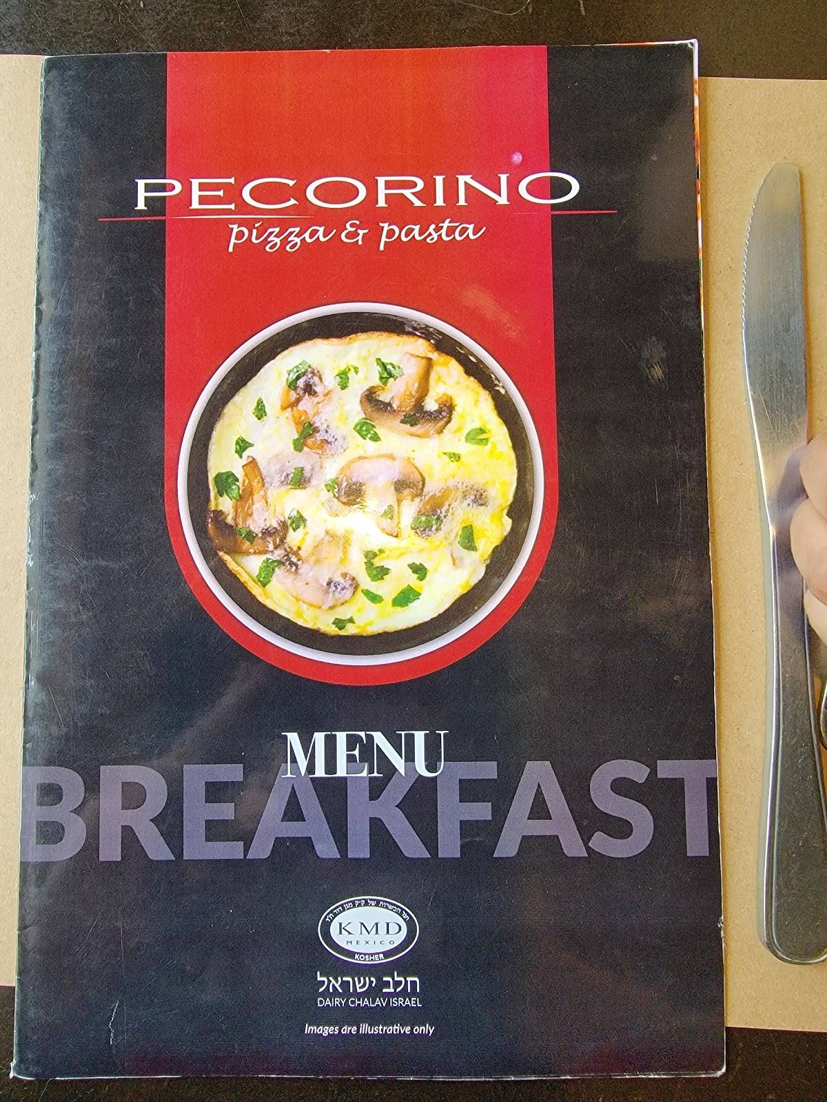 Carta del restaurante Pecorino kosher, Ciudad del México, Av. Jaime