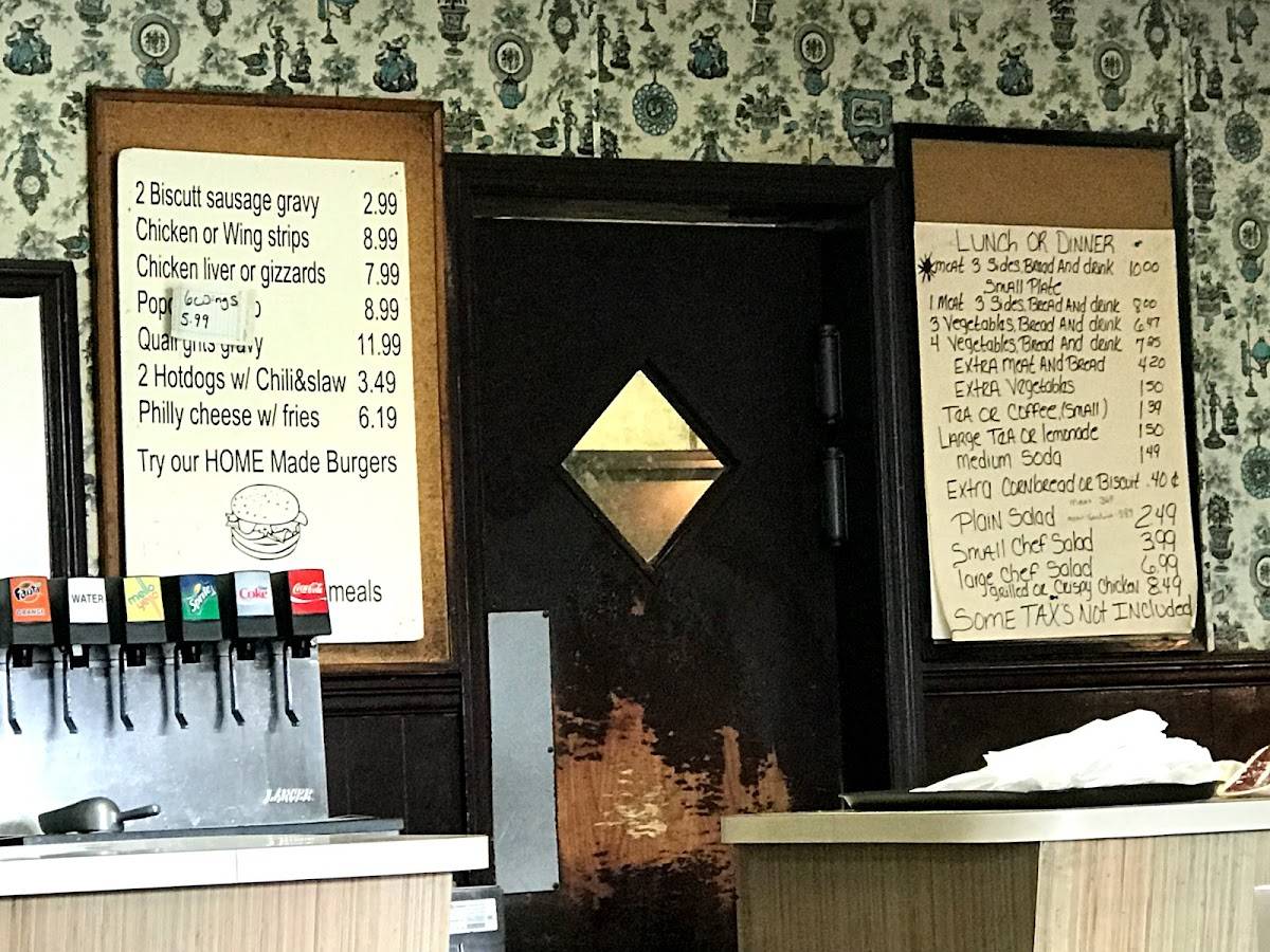 Menu at Peggy's Restaurant, Wrens