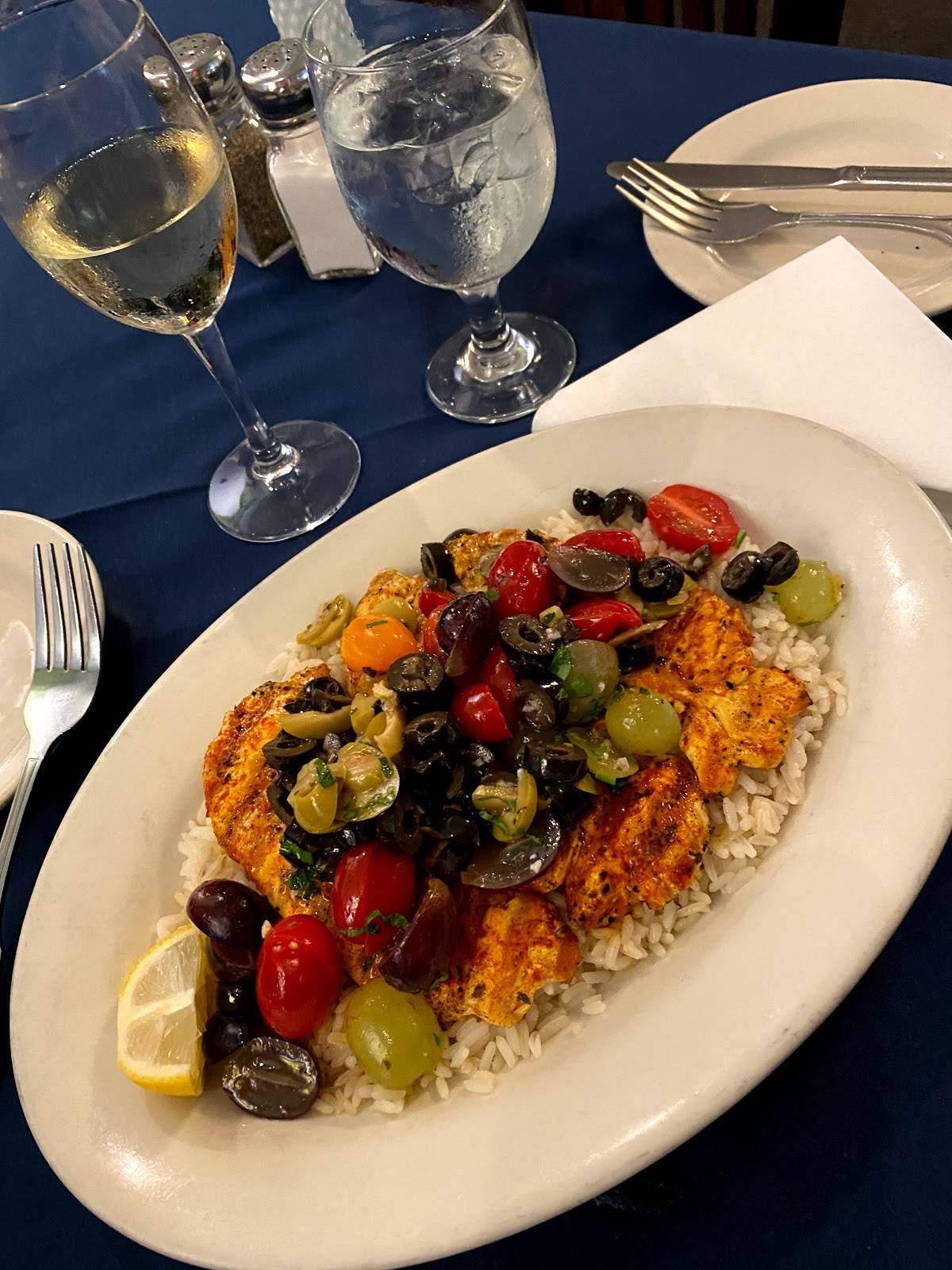 Menu at Pelagos Cafe, Naples