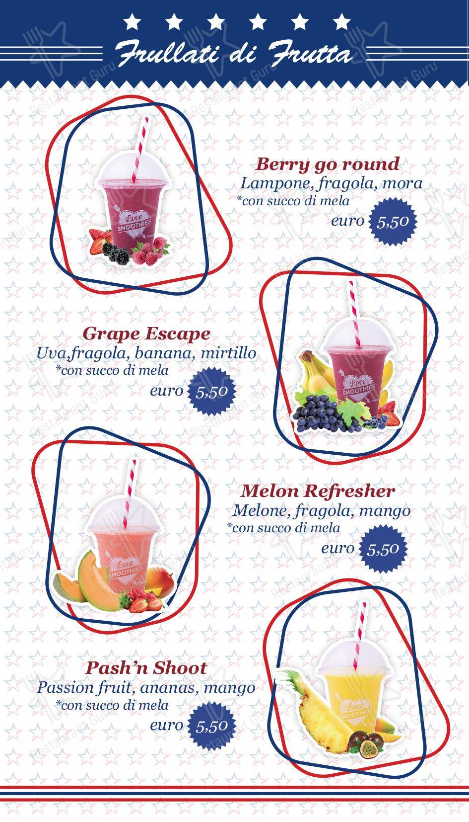 菜单 per PinUp Pub in Volpago del Montello