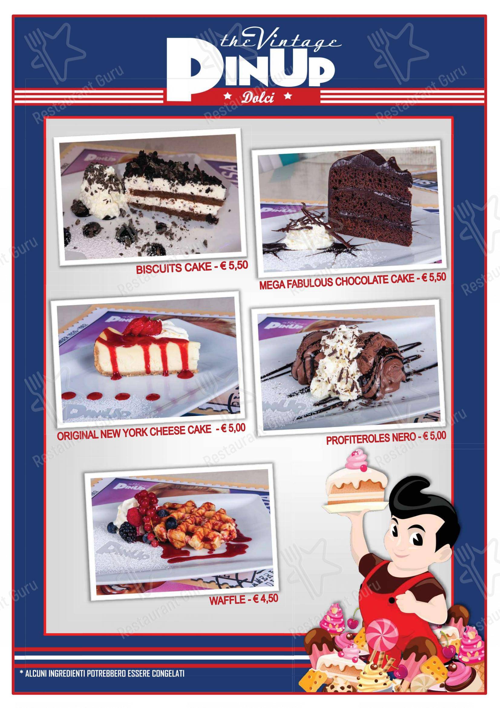 Menu per PinUp Pub pub & bar