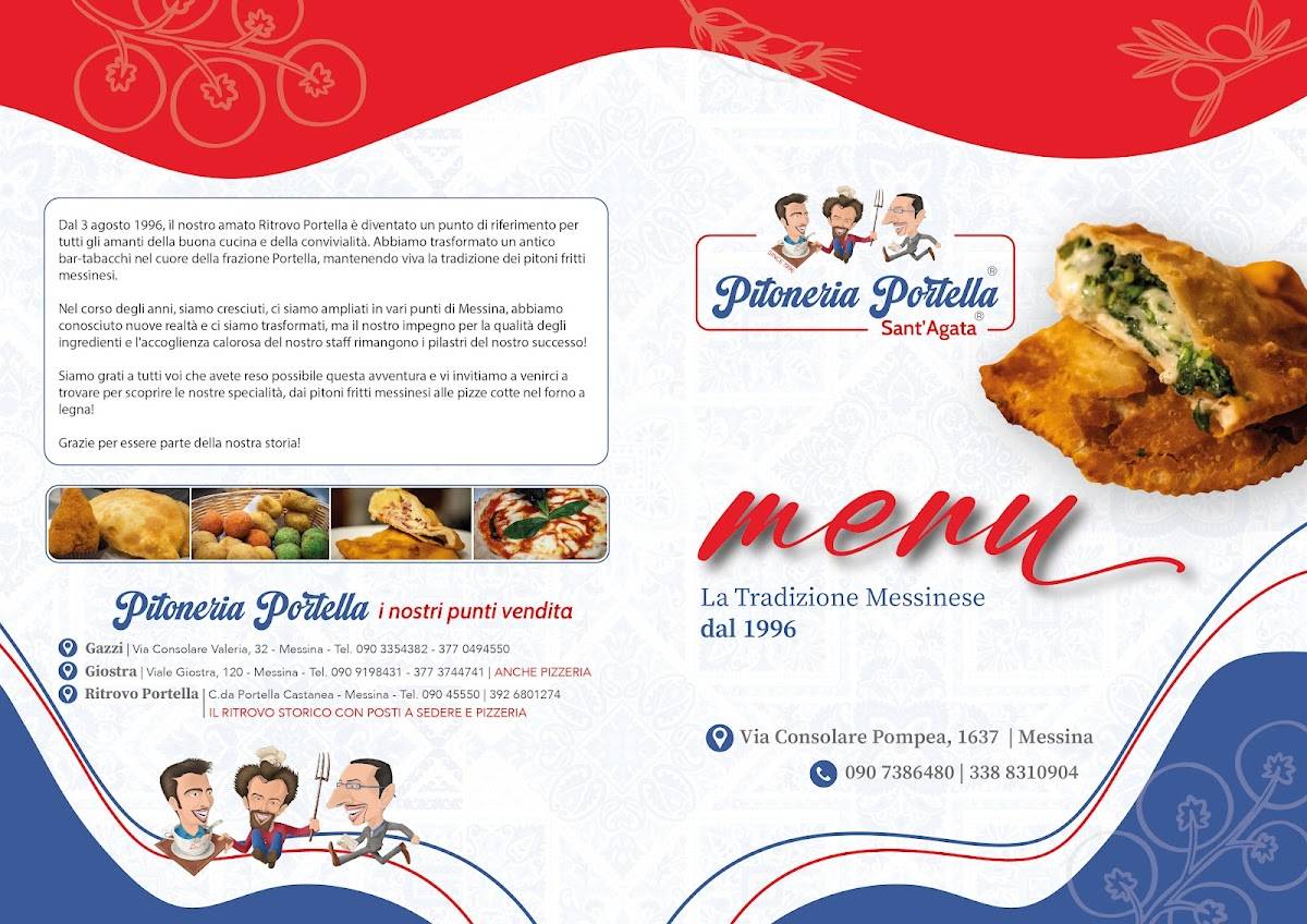 Menu di Pitoneria Portella Sant’Agata (Affiliato) 