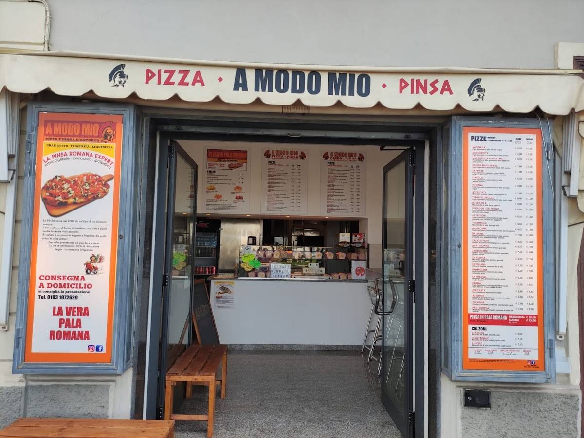 Menu di Pizza A Modo Mio 