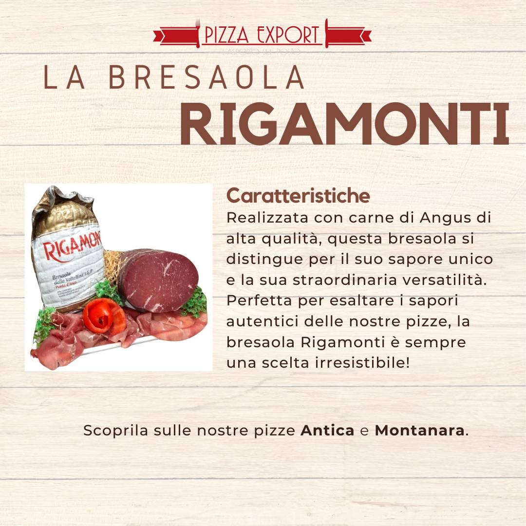 Menu di Pizza Export di Andrea Breda 