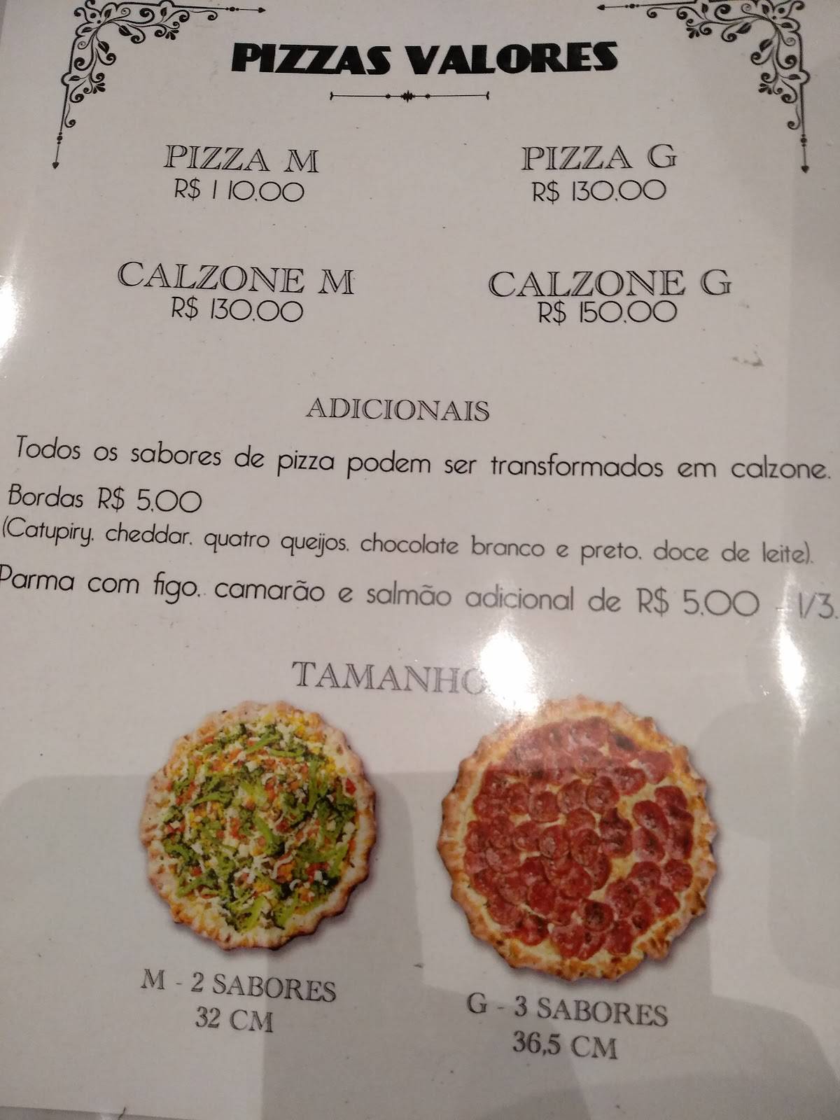 Pizza Place cardápio