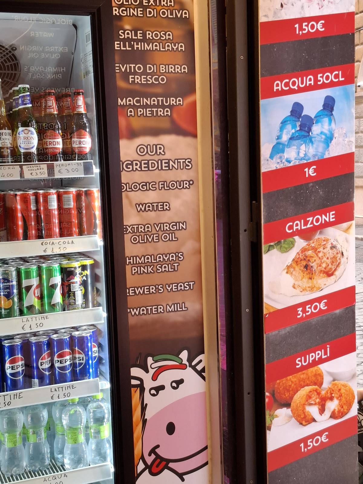 Menu di Pizza e Mozzarella 