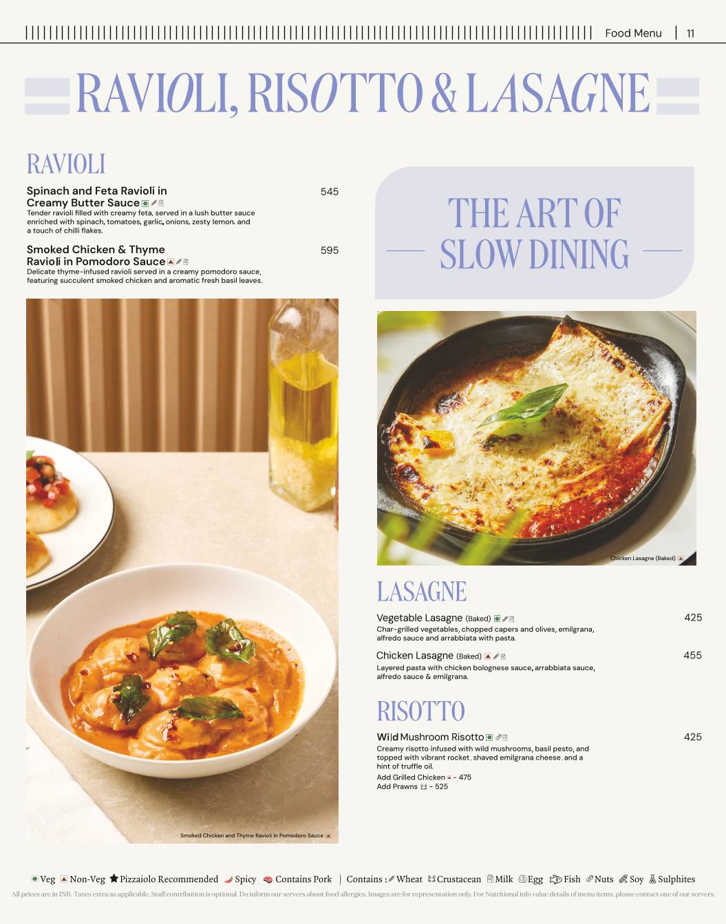 PizzaExpress menu
