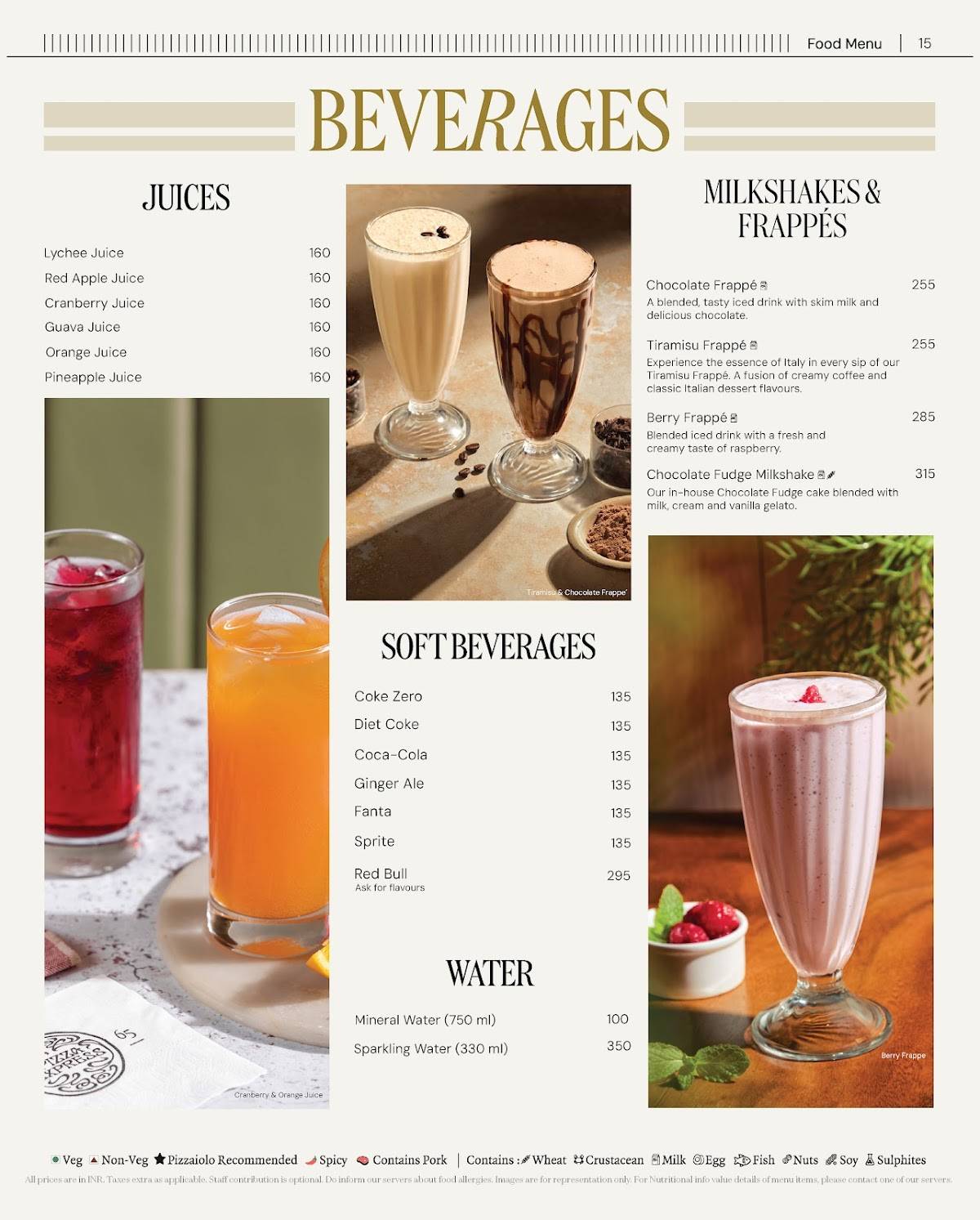 PizzaExpress menu