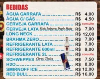 Pizzaria Damasco 2 cardápio