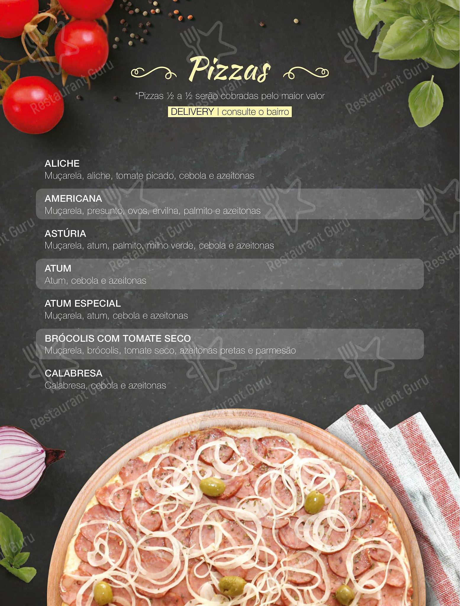 Pizzaria Tio Pedro em Americana - Menu