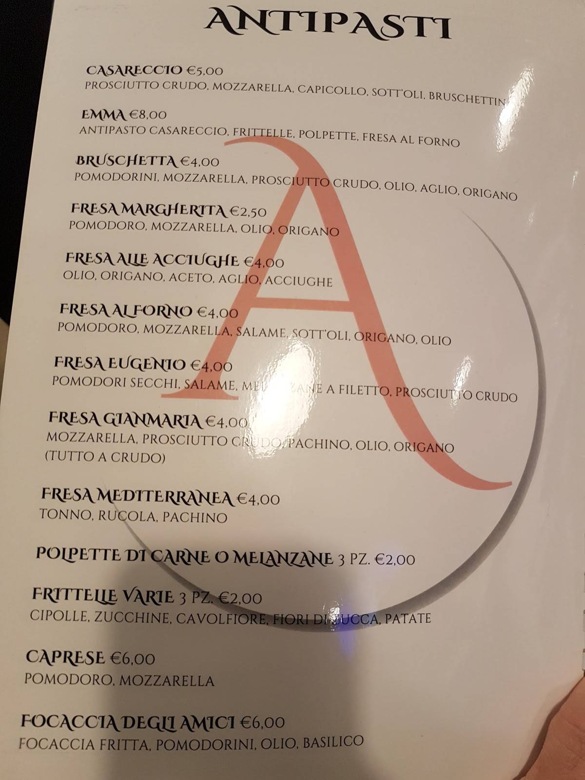 Menu di Alessandro 