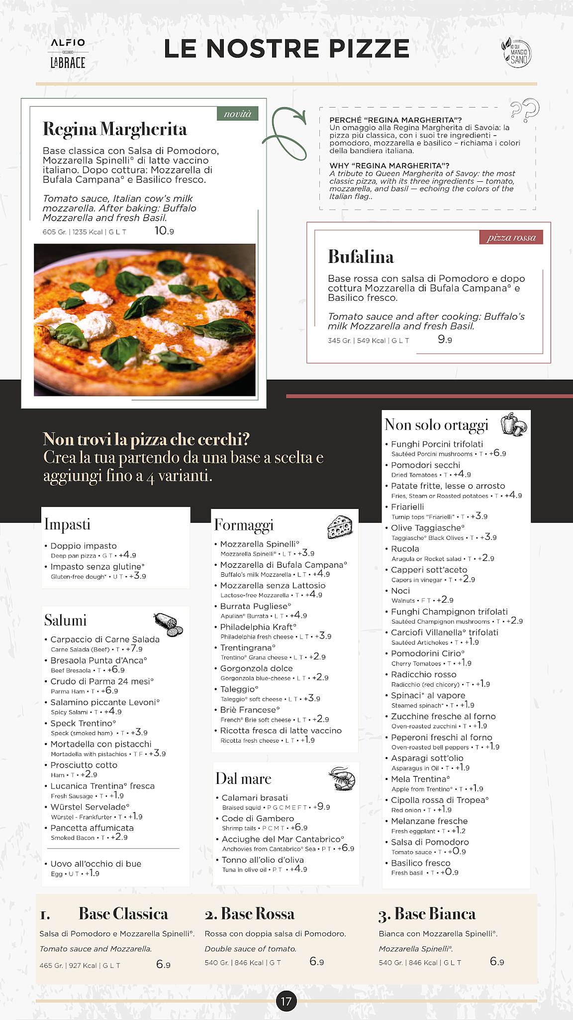 Menu di ALFIO Ristorante Pizzeria Bar 