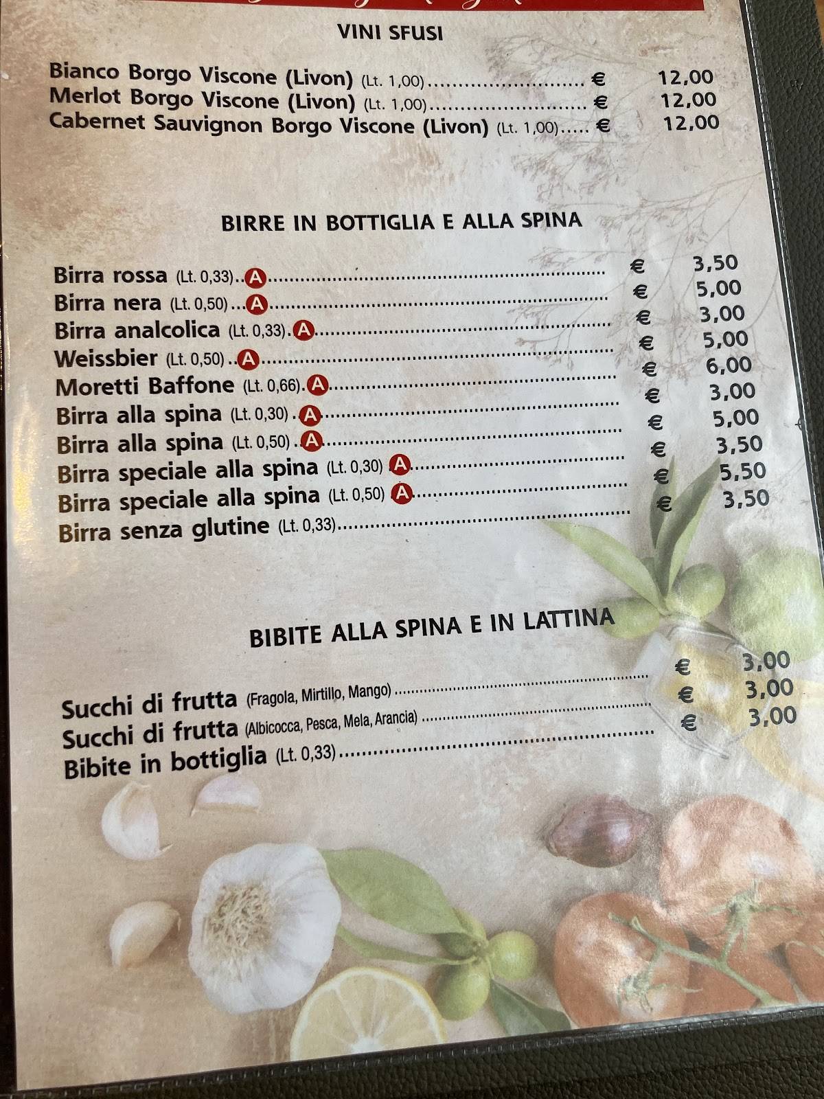 Menu di Alpino 