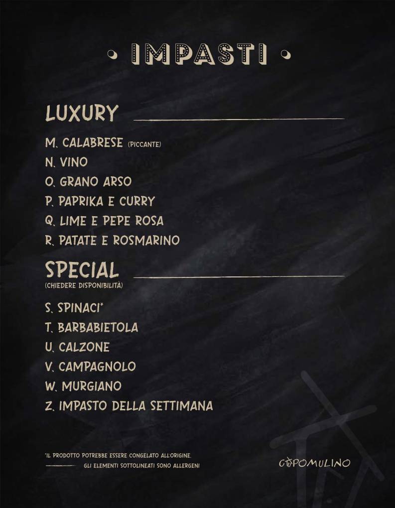 Menu di Capomulino 