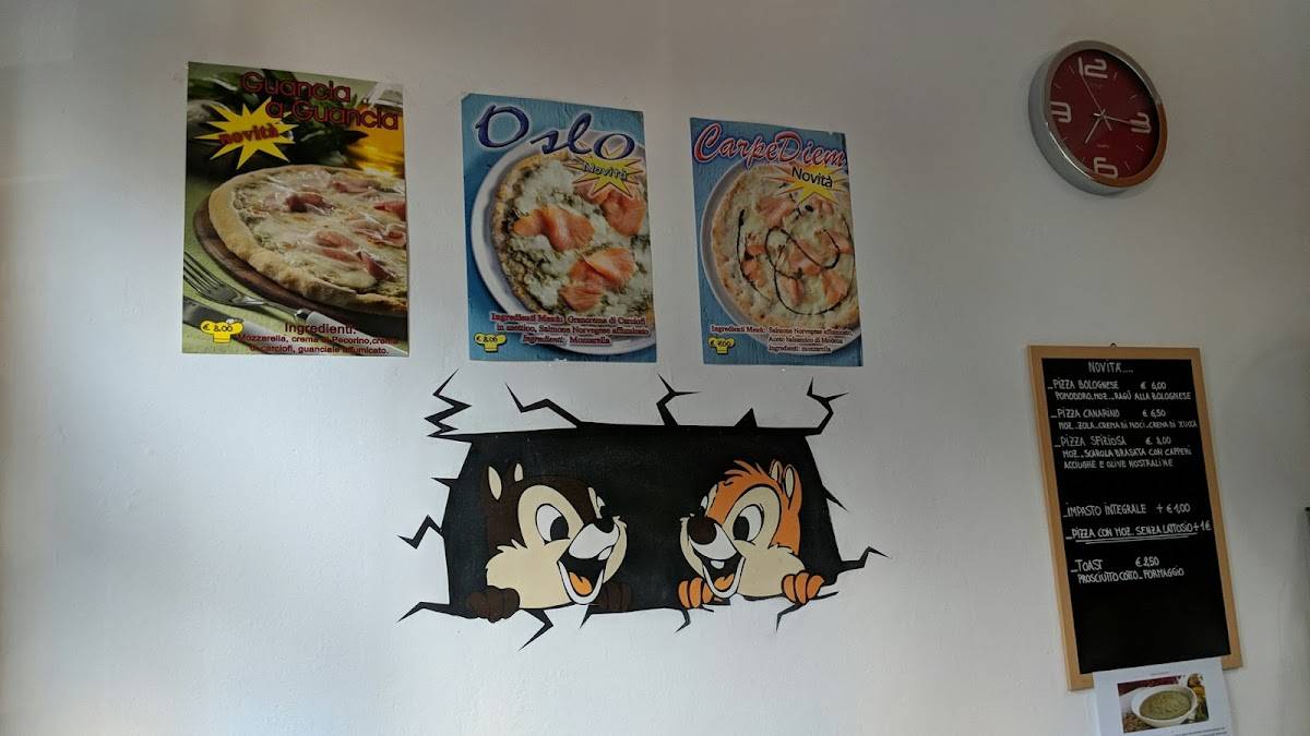 Menu di Pizzeria Cip e Ciop VOGHERA 
