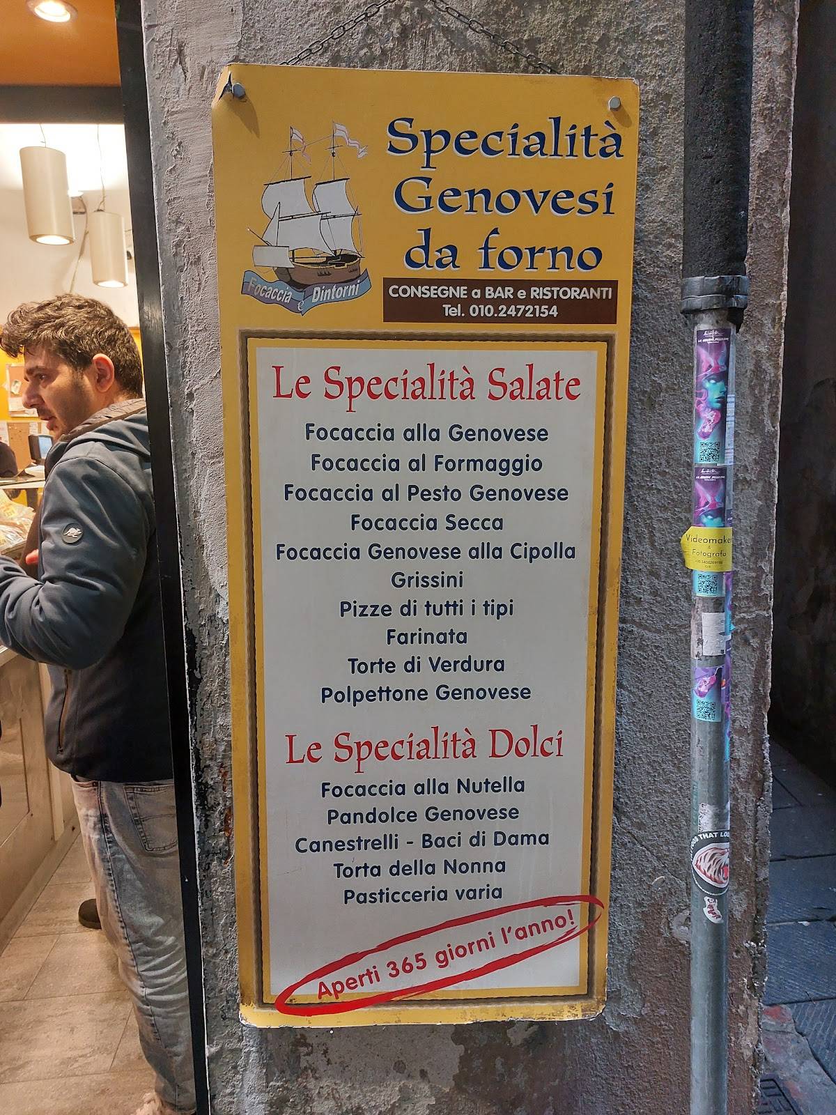 Menu di Focaccia e Dintorni 